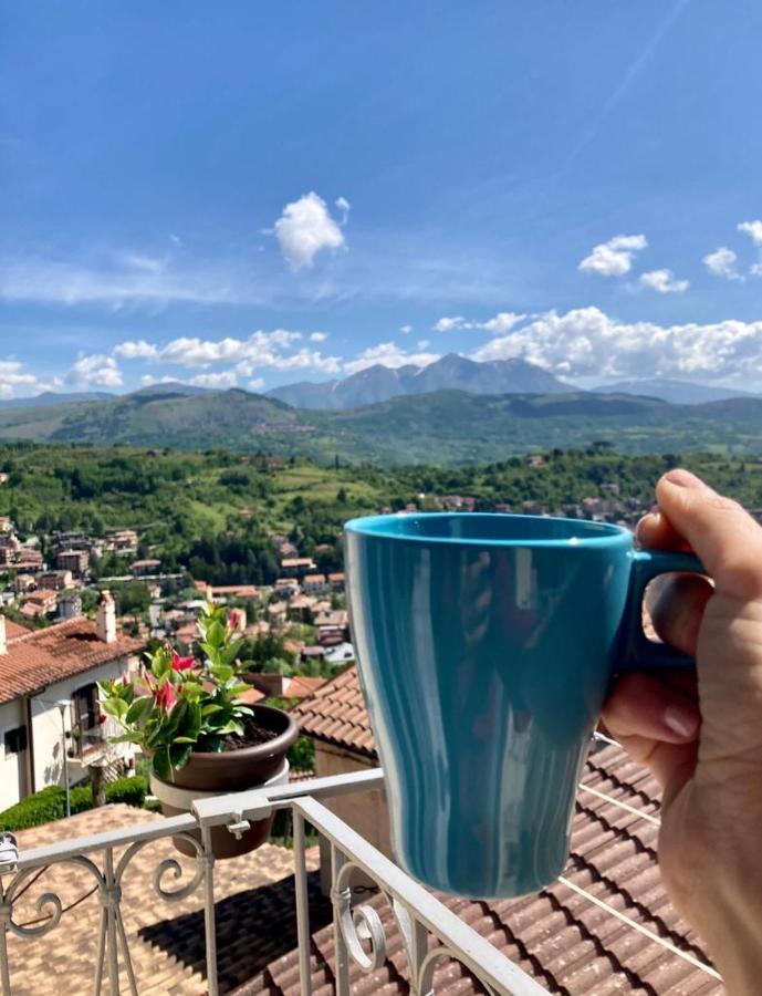 Piccola Dimora Accogliente E Molto Panoramica Villa Tagliacozzo Buitenkant foto